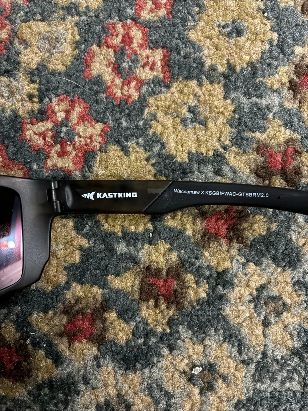 Men's Sunglasses with Amber Mirrored Lenses and Matte Brown Frame